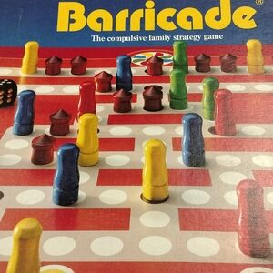Family Strategy Board Game - Multicolor Barricade Vintage